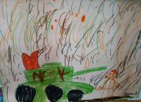 Выставка рисунков детей «Салют Победы»